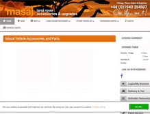 Tablet Screenshot of masai4x4.com